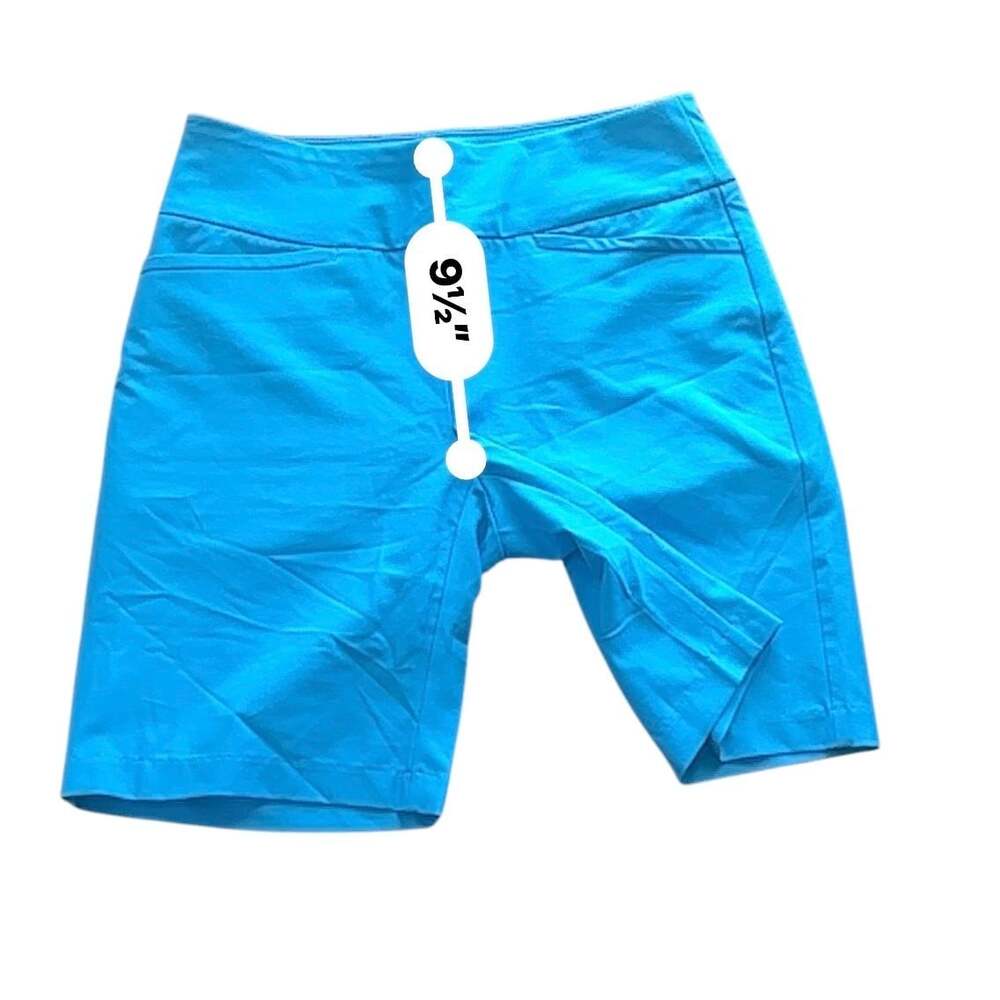 Tail Golf Tennis Pickleball Shorts Women's Size 4 Turquoise Pull On Waistband - Picture 12 of 14
